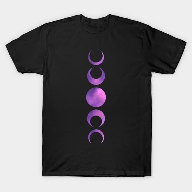 Purple Moon T-Shirt by KrisseyMage